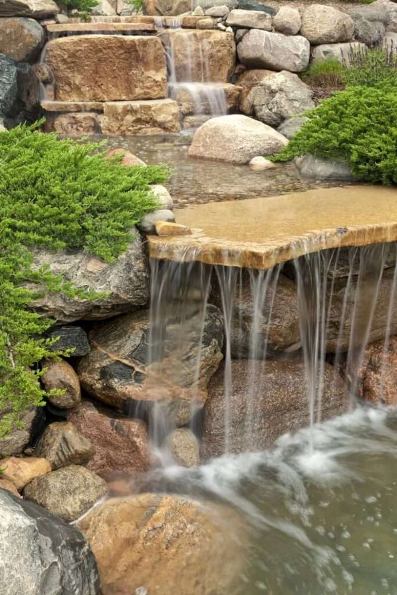 100 Marvelous Small Waterfall Pond Landscaping Ideas for Backyard https ...