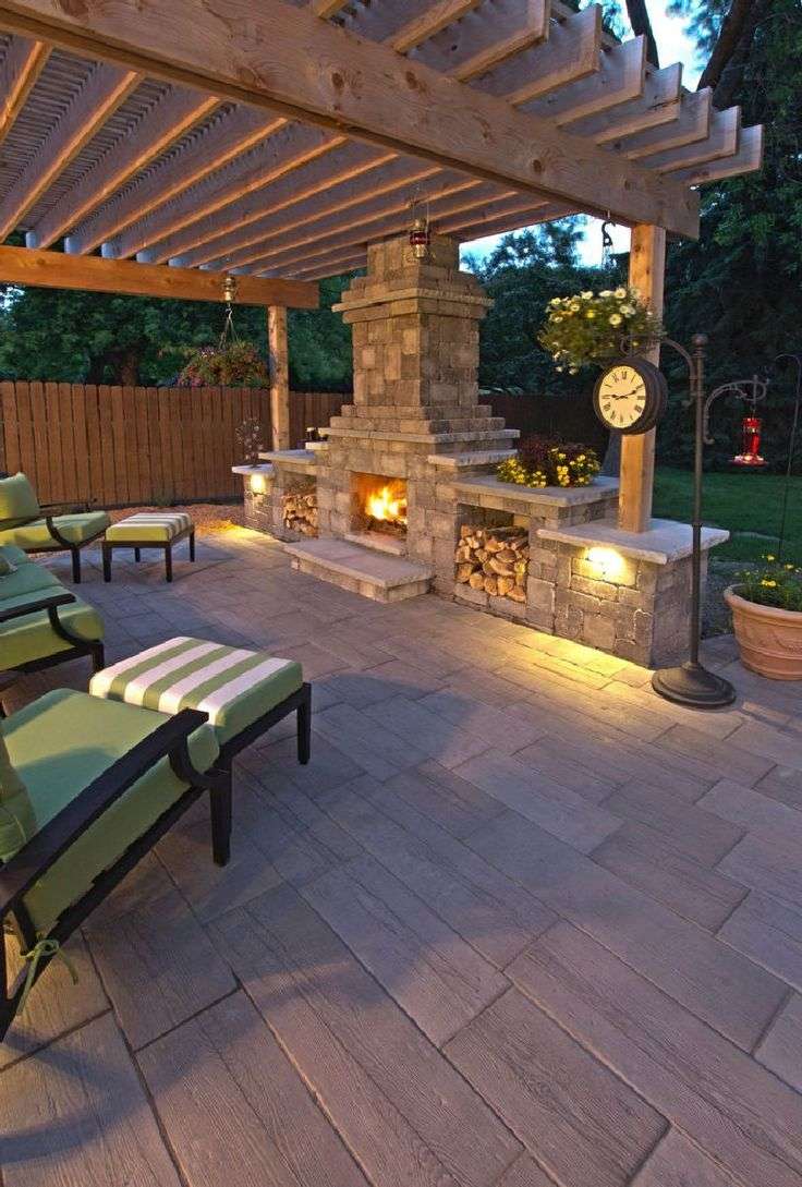 35 Amazing Pergola Ideas with Fire Pit 8