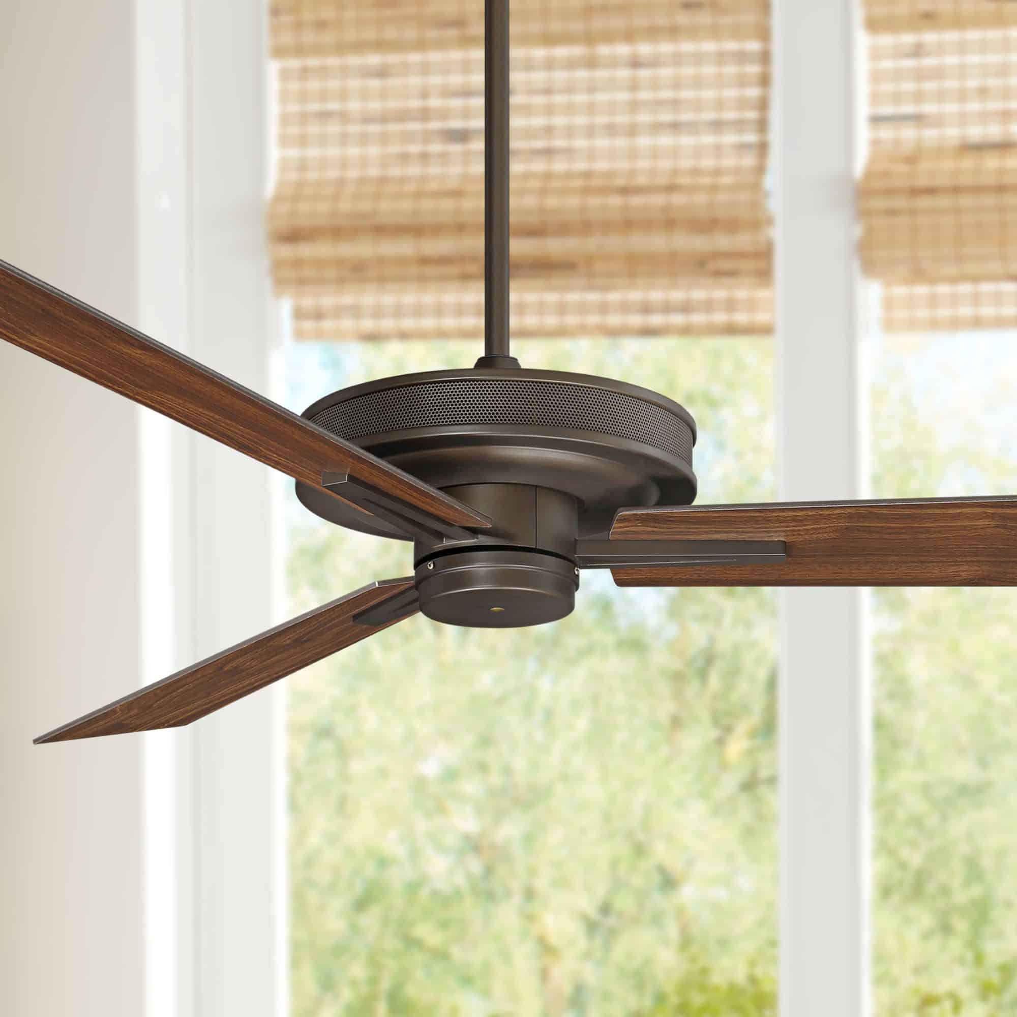 60"  Casa Vieja Modern Outdoor Ceiling Fan with Remote Oil Rubbed Bronze ...