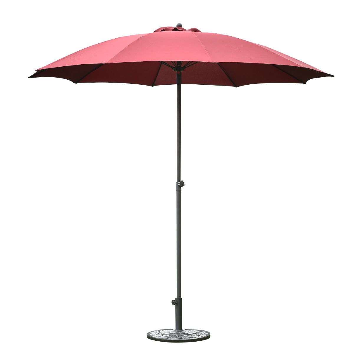 8.2Ft Height Adjustable Outdoor Patio Umbrella