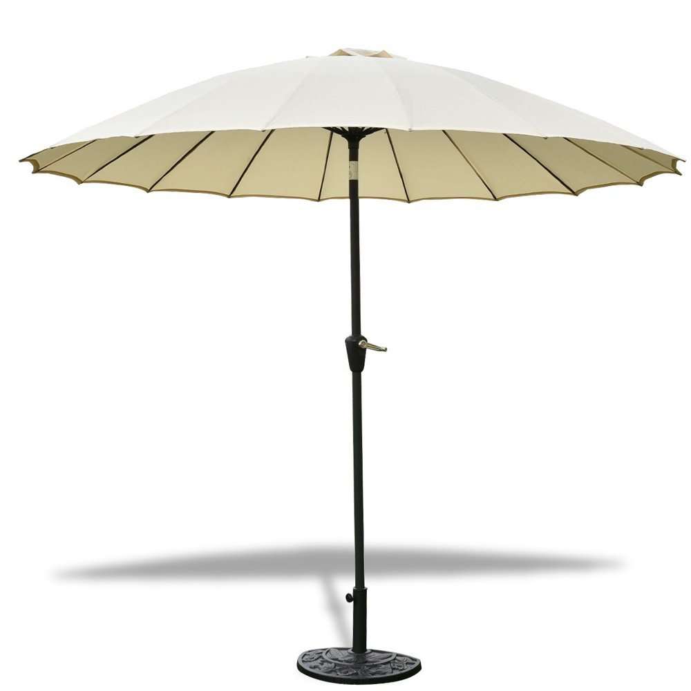 9 ft Height Adjustable Outdoor Patio Umbrella