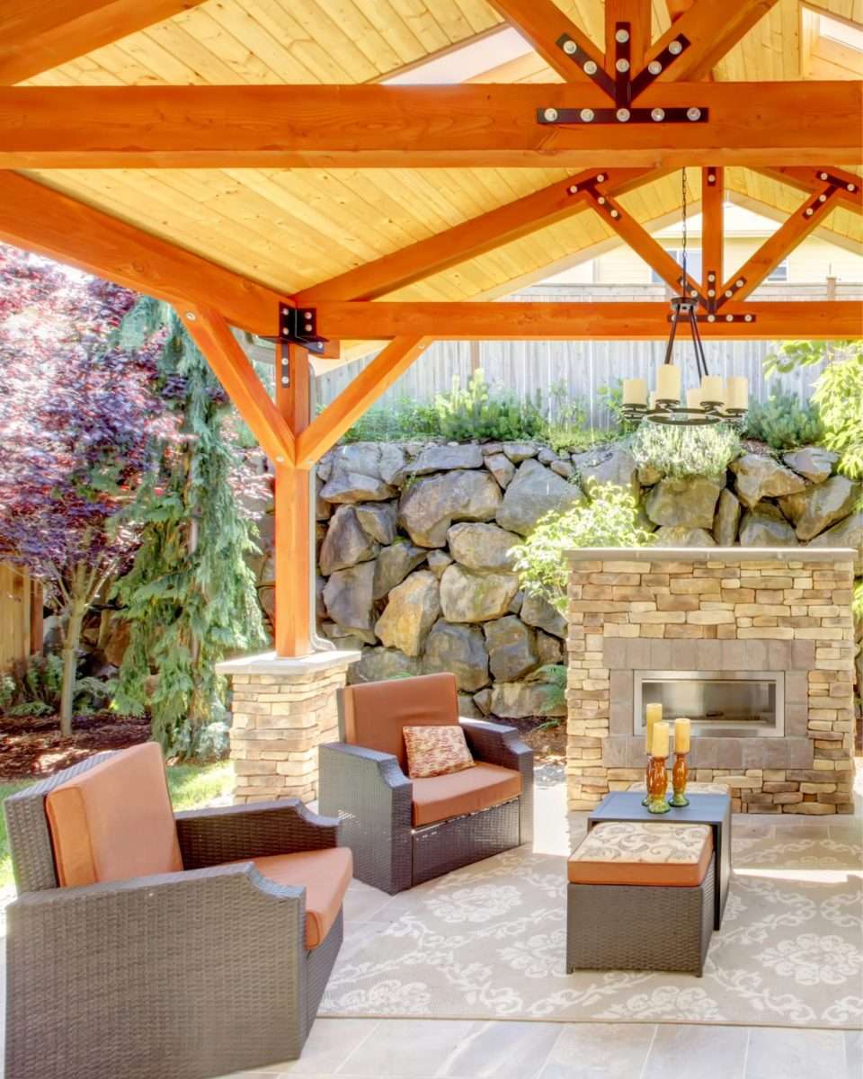 A Covered Patio  Your New Backyard Retreat!