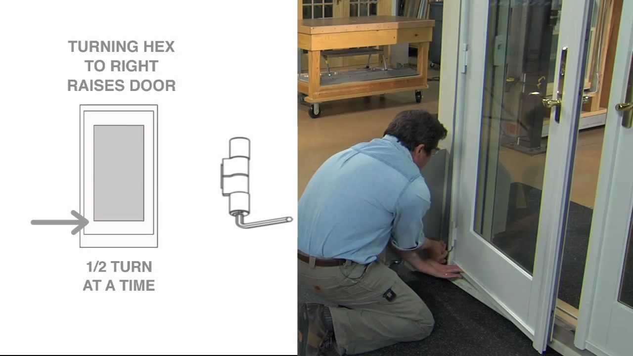 Adjusting a Frenchwood Outswing Patio Door