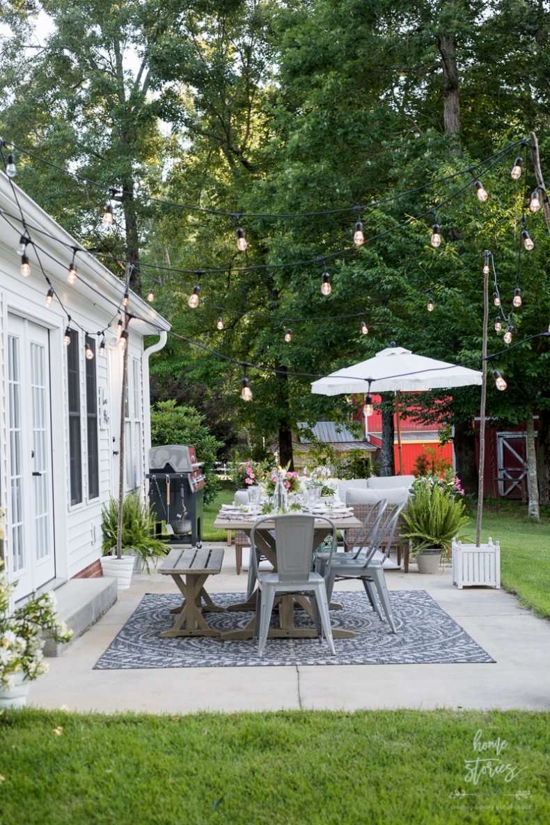 Affordable Patio Entertaining: How to Easily Hang Outdoor ...