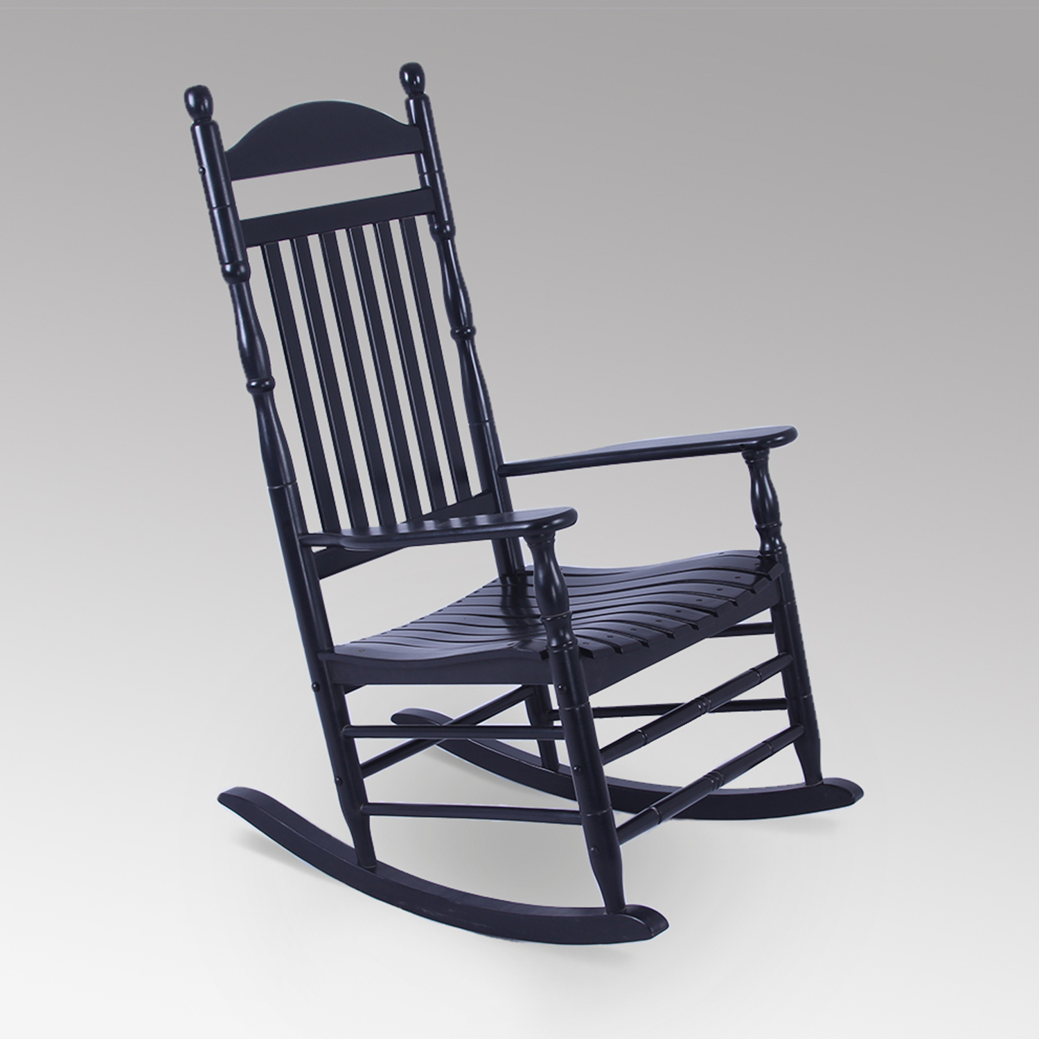 Black Front Porch Rocking Chairs - LoveMyPatioClub.com