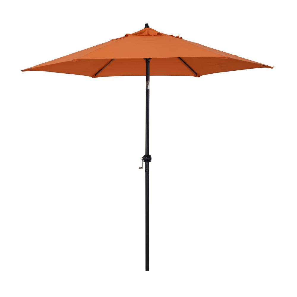 Astella 9 ft. Steel Market Push Tilt Patio Umbrella in ...