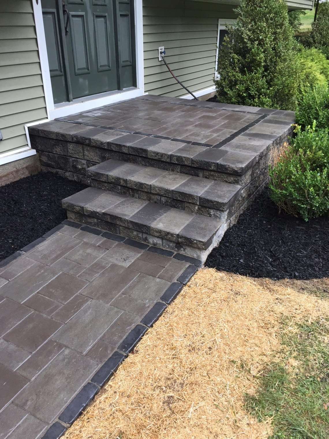 â¥3 Simplest Steps On : How to Build Paver Steps to Patio ...