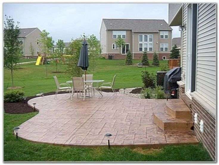 Back Yard Stamped Concrete Patio Ideas (Back Yard Stamped ...