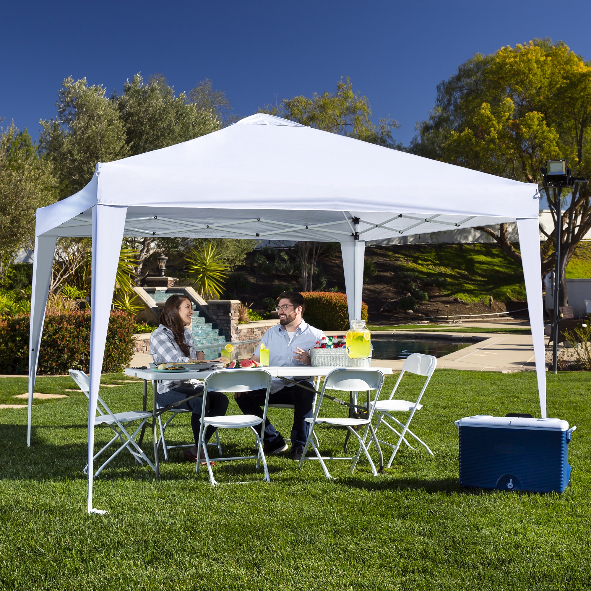 Best Choice Products 10x10ft Pop Up Gazebo Canopy Shade Tent