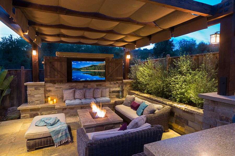 Can You Have a Fire Pit Under a Covered Patio? How safe is ...