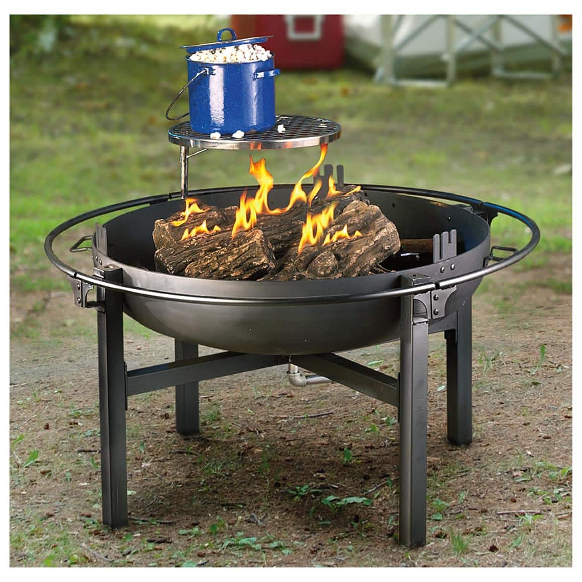 Cast Iron Fire Pit Grill