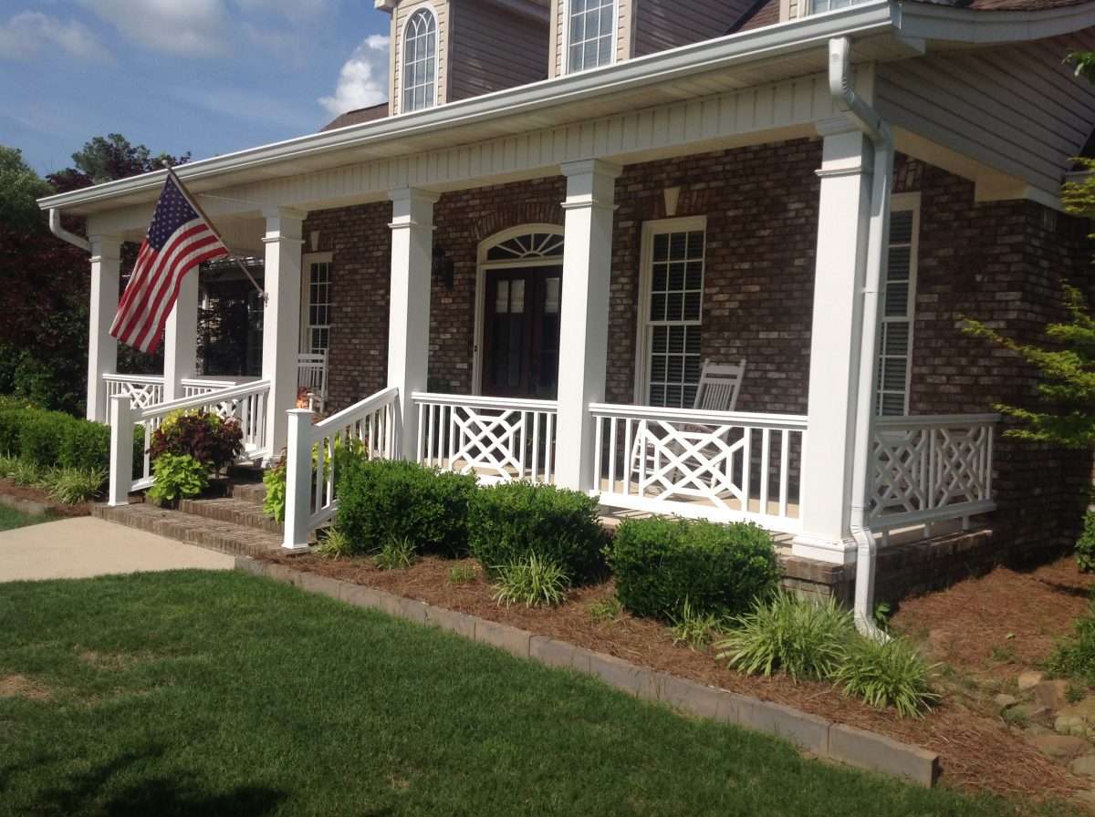 Choosing the right porch railing style for your Nashville home
