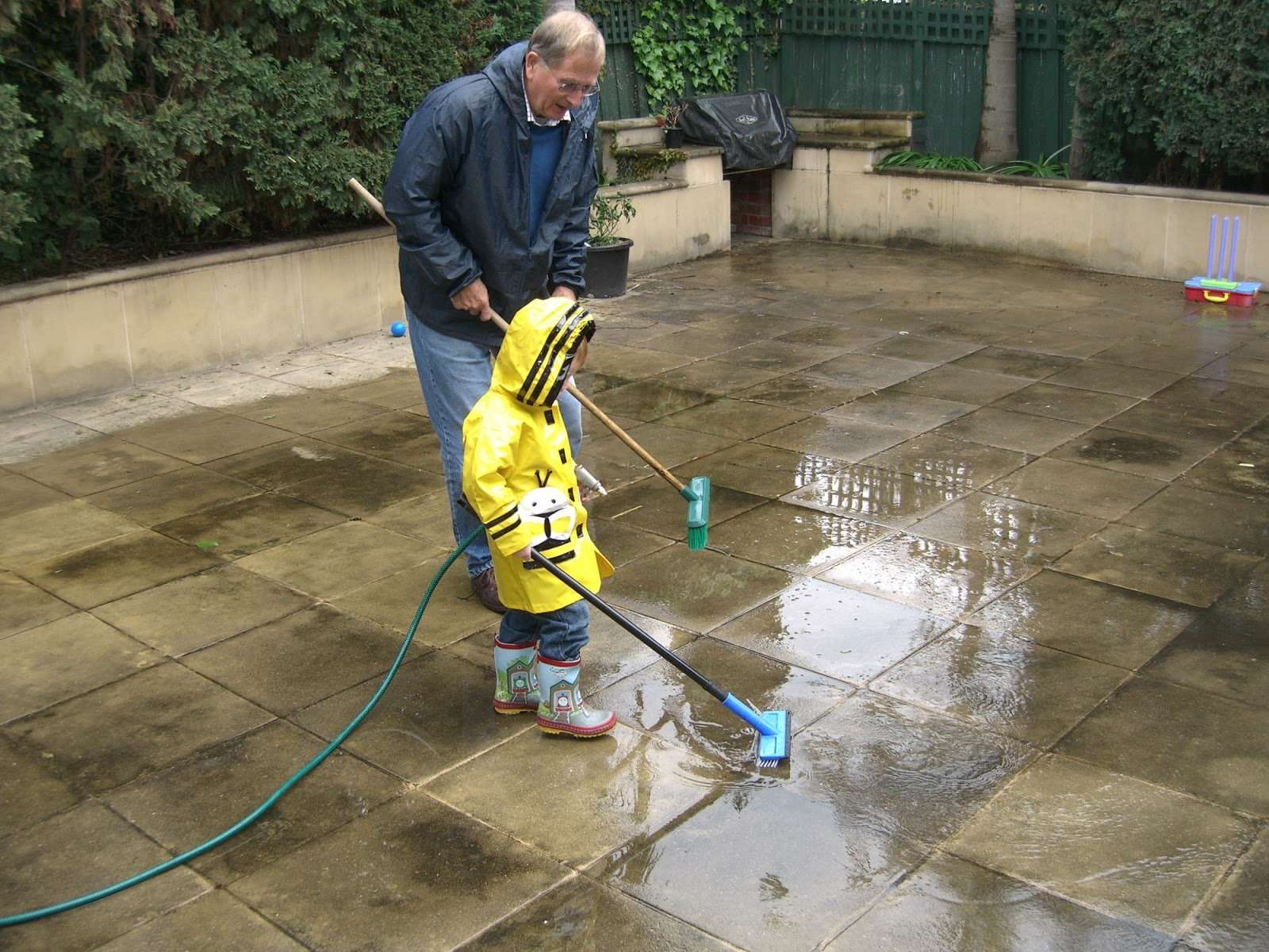 Cleaning Concrete Patio Slabs