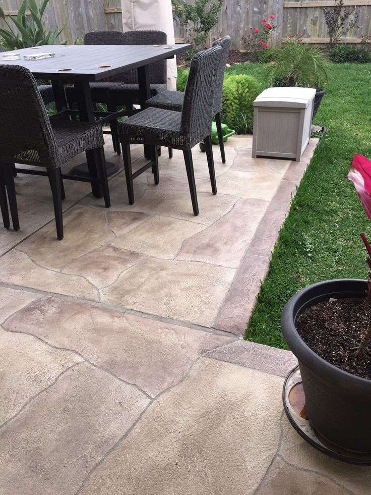 Concrete Overlay on patio