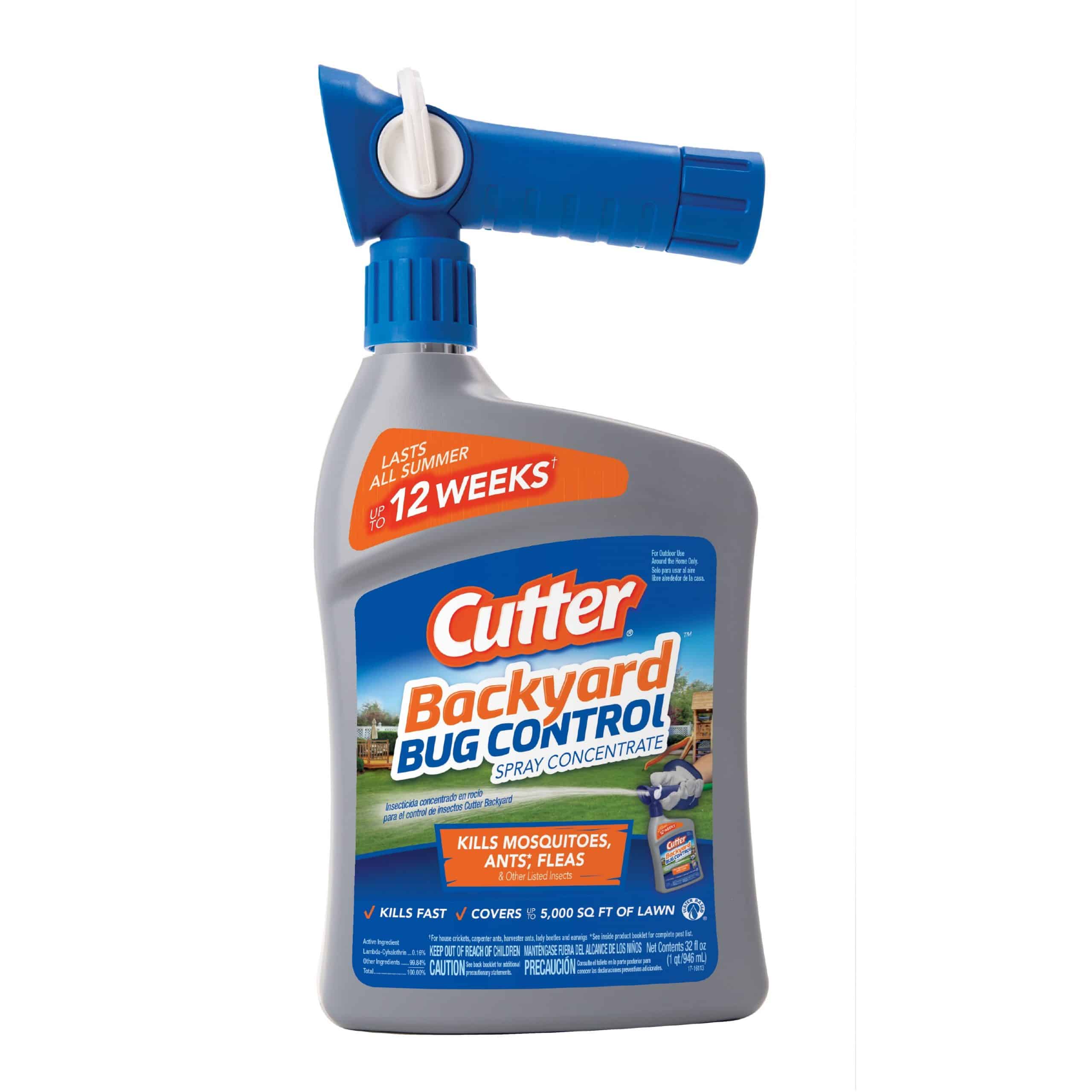 Cutter Backyard Bug Control Insecticide Concentrate with QuickFlip Hose ...