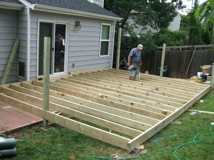 Deck Plans Deck Building Ground Level ...