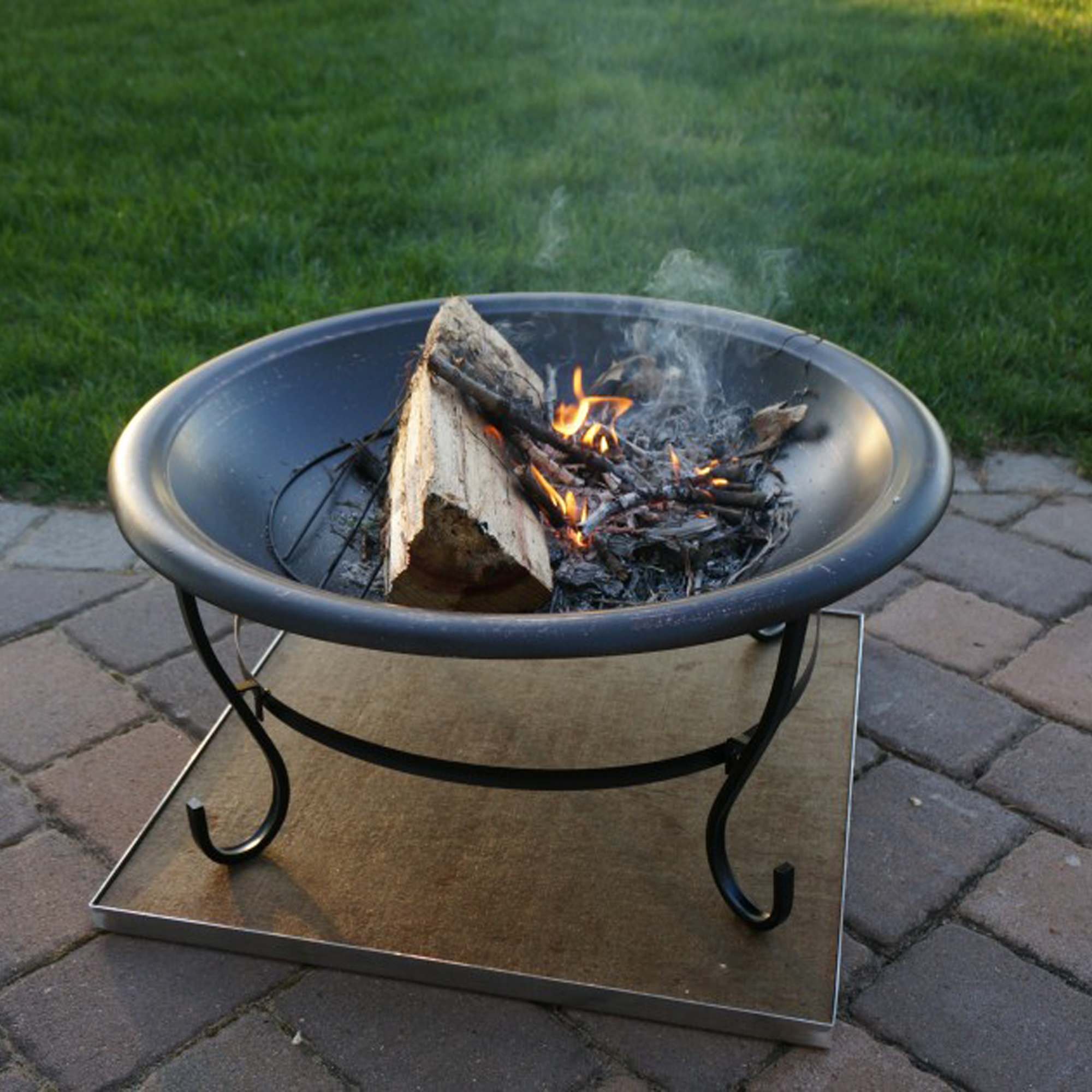 Deck Protect 36"  X 36"  in. Fire Pit/Chiminea Deck Protector