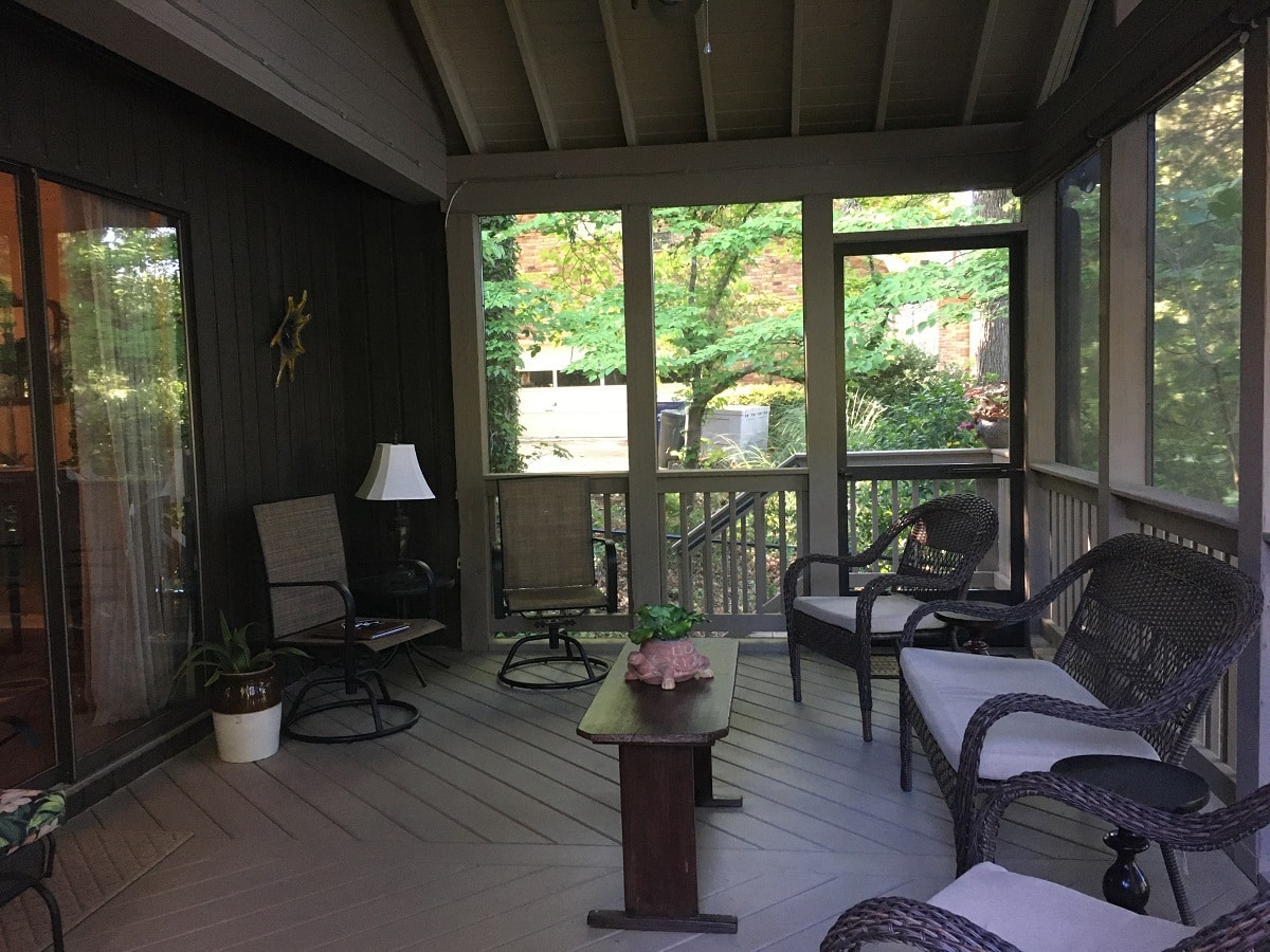 Deck to Screened Porch Conversion in Columbia SC