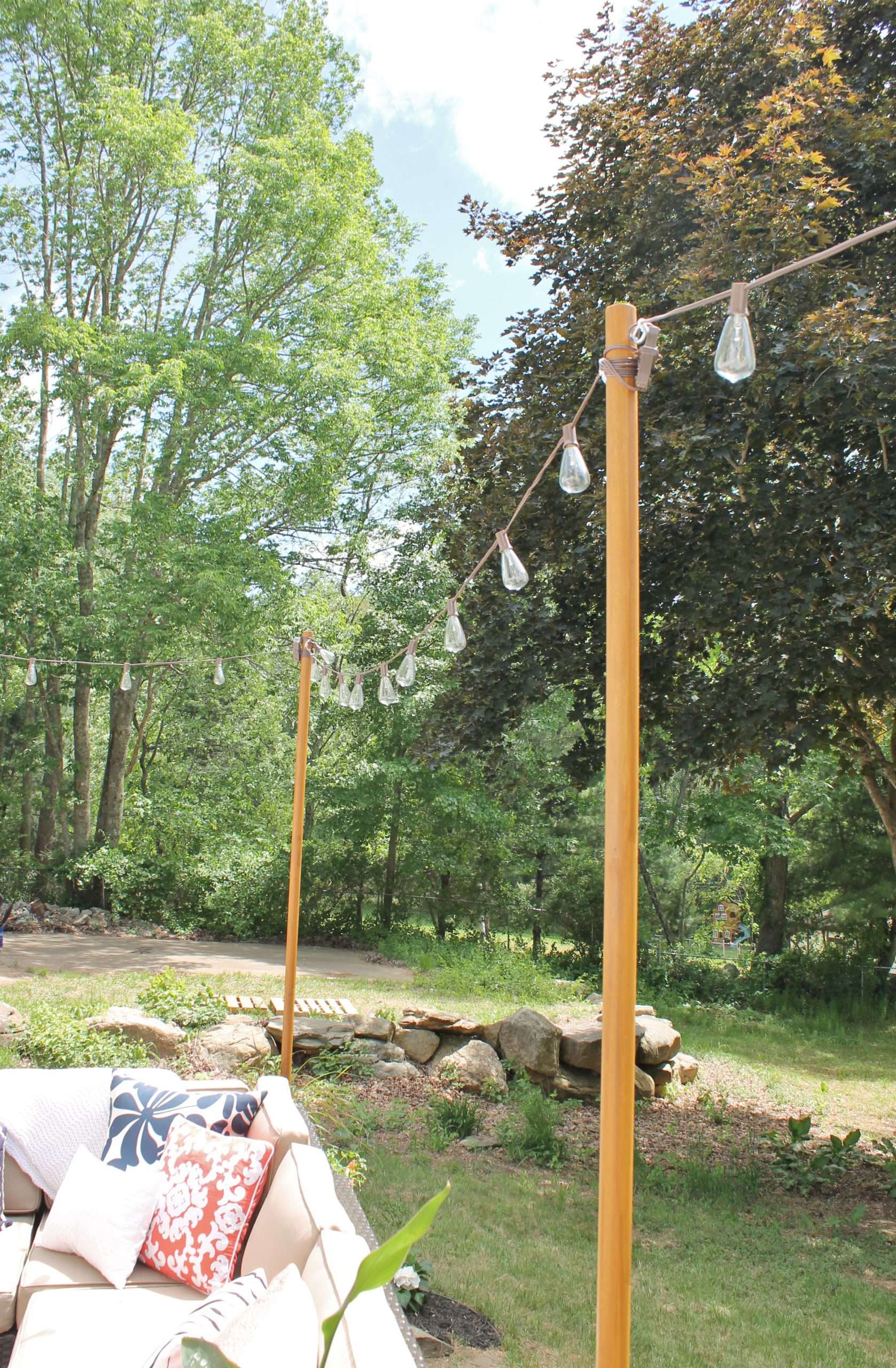 DIY Outdoor Light Poles