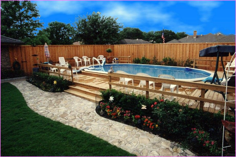 Elegant Small Backyard Above Ground Pool Ideas in 2020
