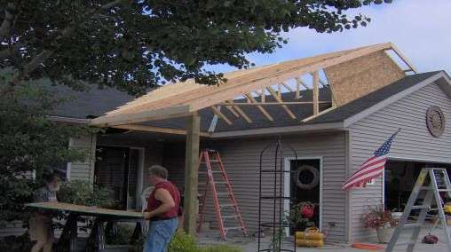 Extend Roof Line For Covered Patio