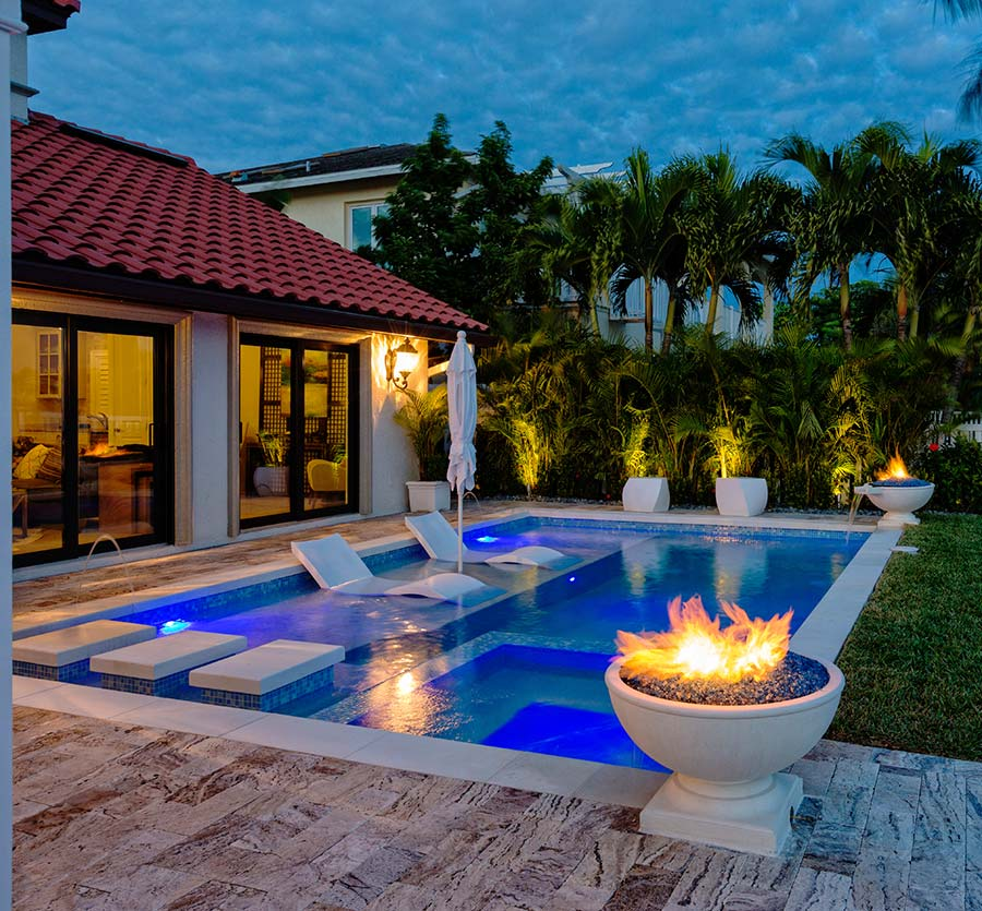 Fire Bowls For Pools 86 Best Of Cozy Pool Pit Imagination Modern ...