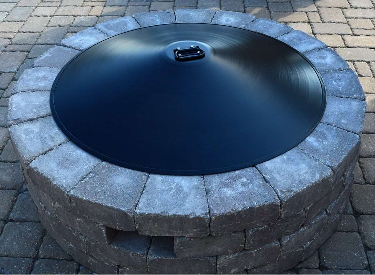 Fire Pit Covers Round Metal