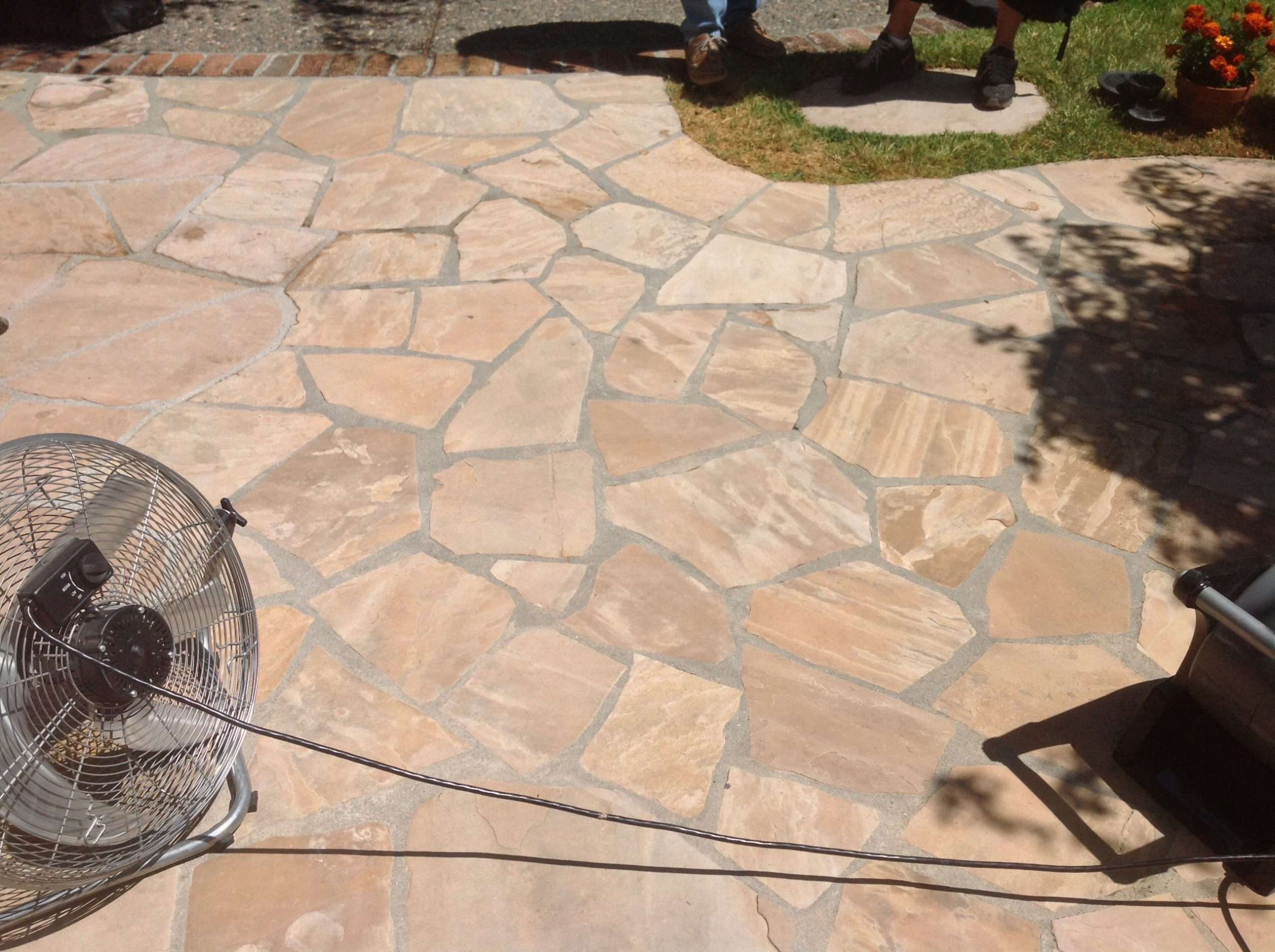 Flagstone Patio Cleaning &  Natural Stone Refinishing in ...