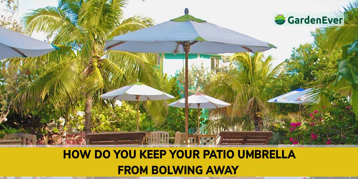 How Do You Keep Your Patio Umbrella From Blowing Away