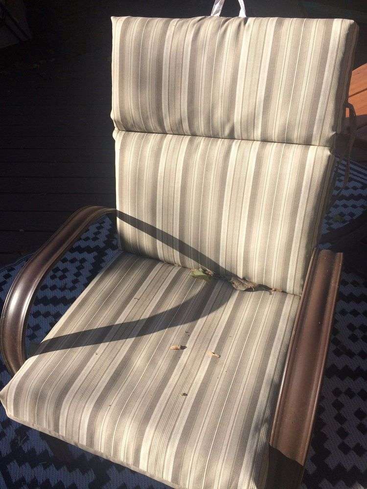 How I Keep the Falling Leaves Off My Patio Chair Cushions ...