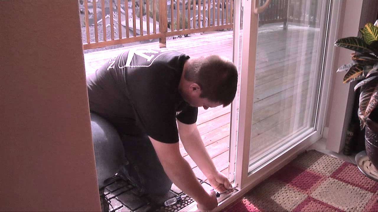 How to Adjust a Patio Door Roller