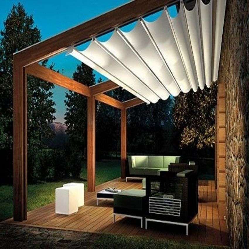 How To Build A Diy Retractable Pergola Canopy / DIY Retractable Roof ...