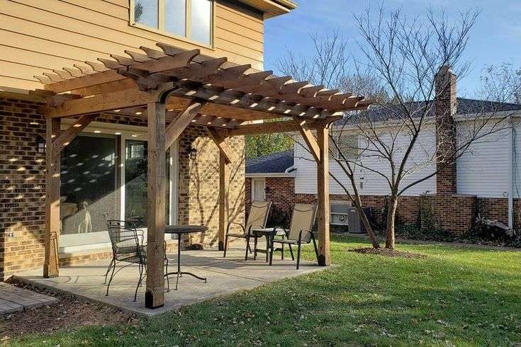 How to Build a Pergola on a Concrete Patio in Two Days in ...