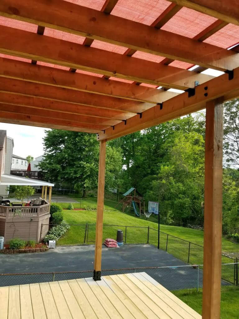 How to Build a Pergola on an Existing Deck That Will Stay Strong and ...