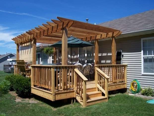 How To Build A Pergola On Existing Deck
