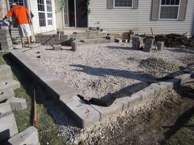 How To Build A Raised Paver Patio