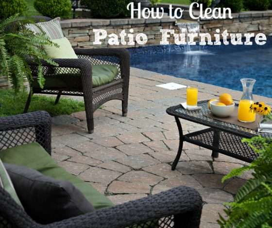 How to clean outdoor patio furniture