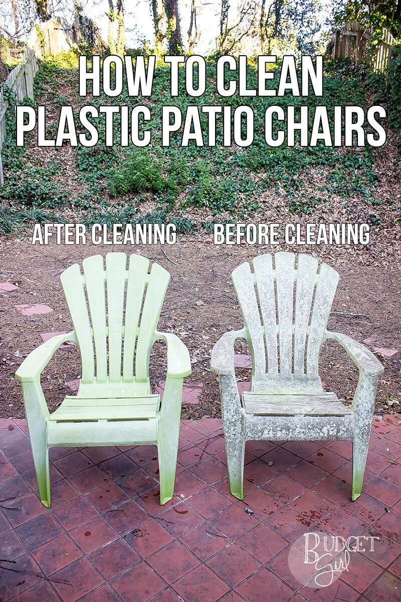 How to Clean Plastic Patio Chairs
