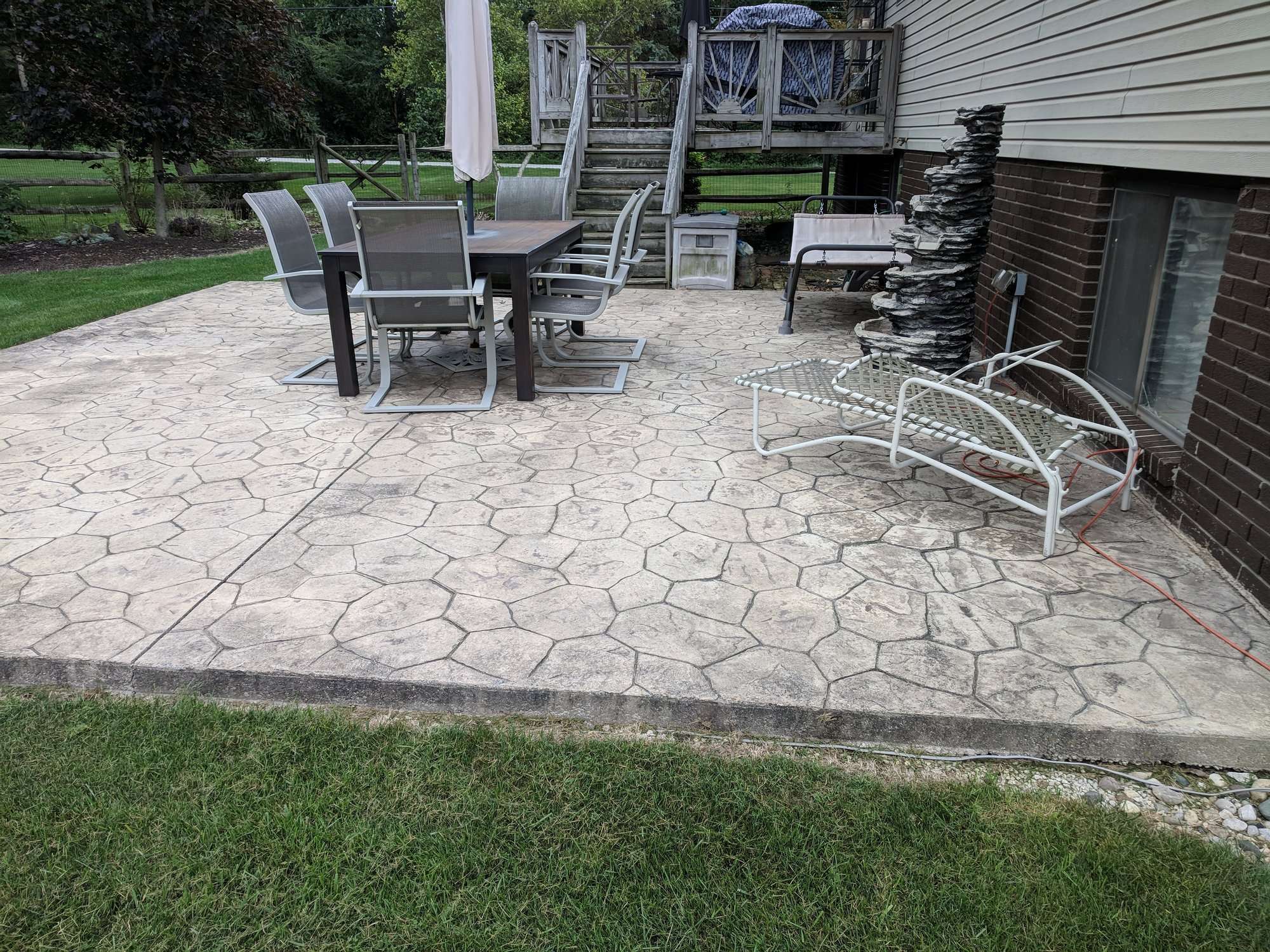 How to cover/treat concrete patio and what to use?