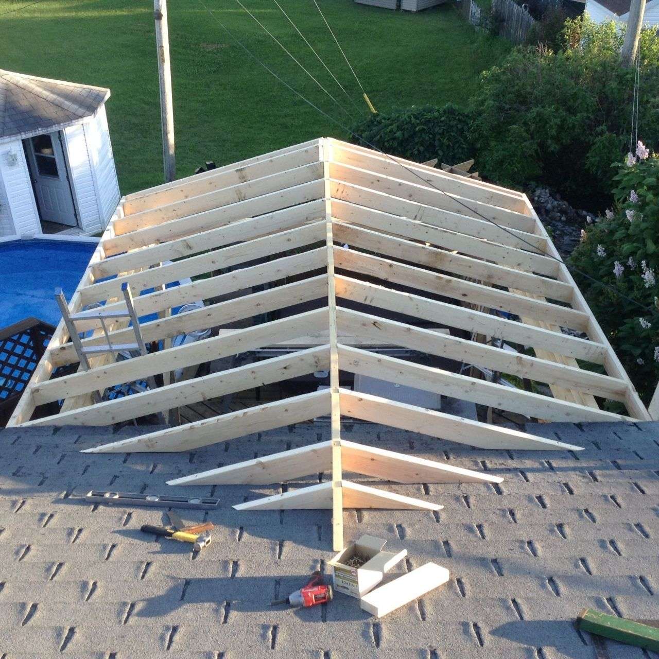 How To Extend A Roof Over A Patio Gable Roof Patio Cover ...