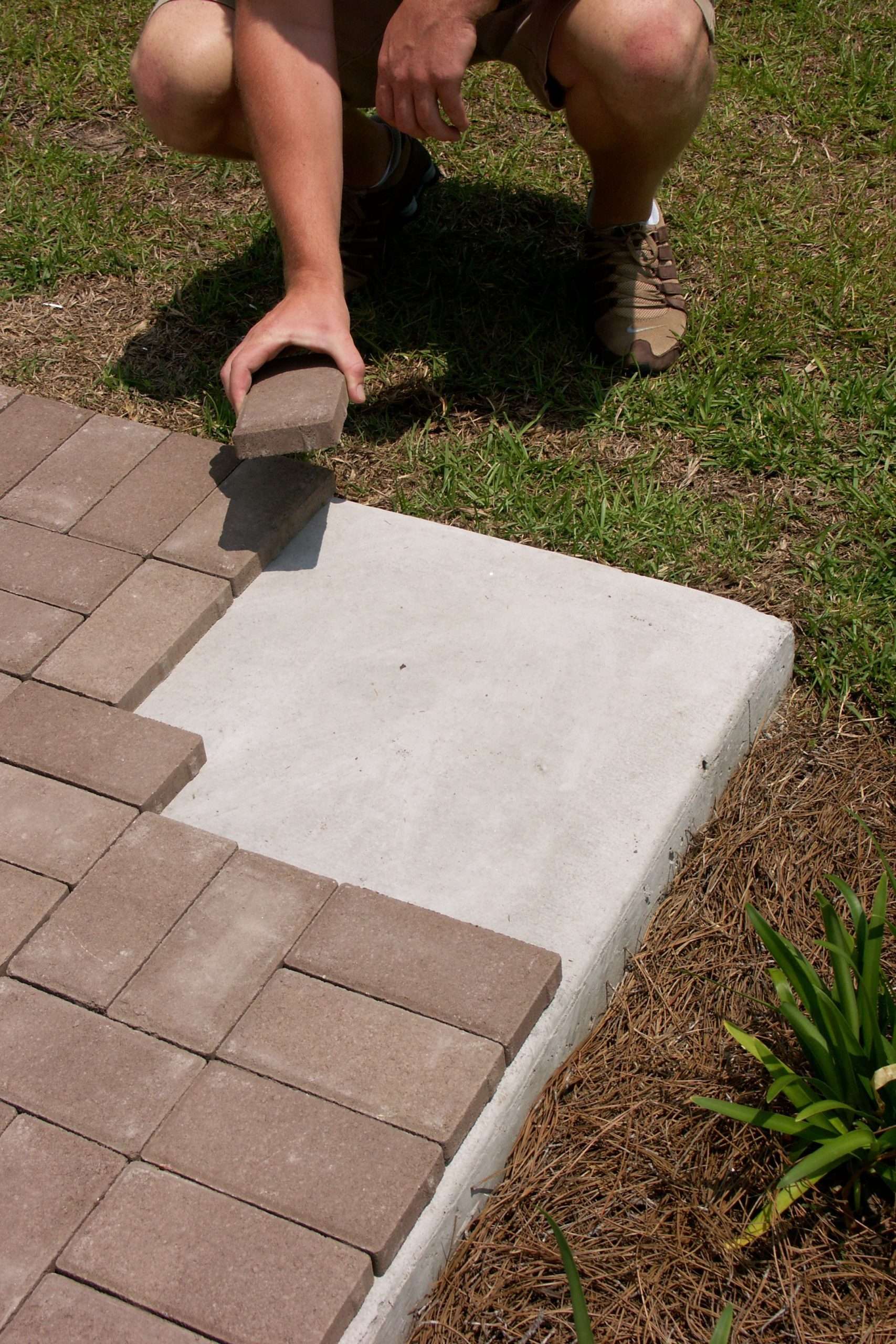How to Install Pavers On Concrete Patio ...