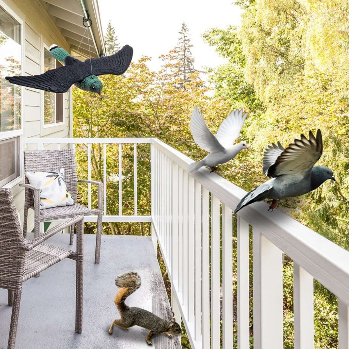 How to Keep Birds off of Patio Furniture
