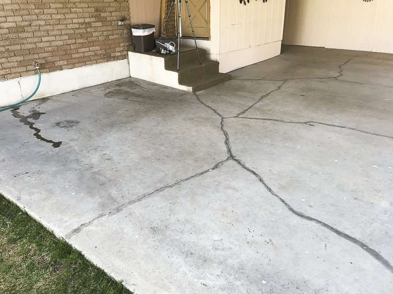 How to Paint a Concrete Patio With Tutorial &  Tips
