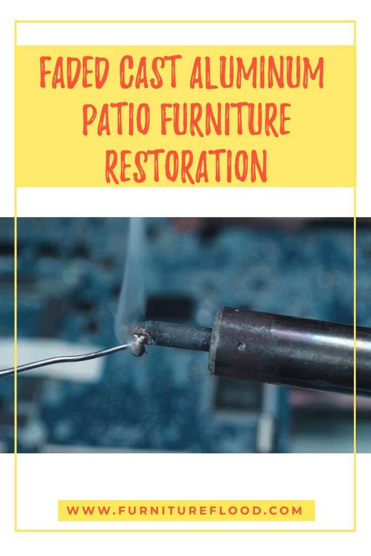 How to restore faded cast aluminum patio furniture [Video ...