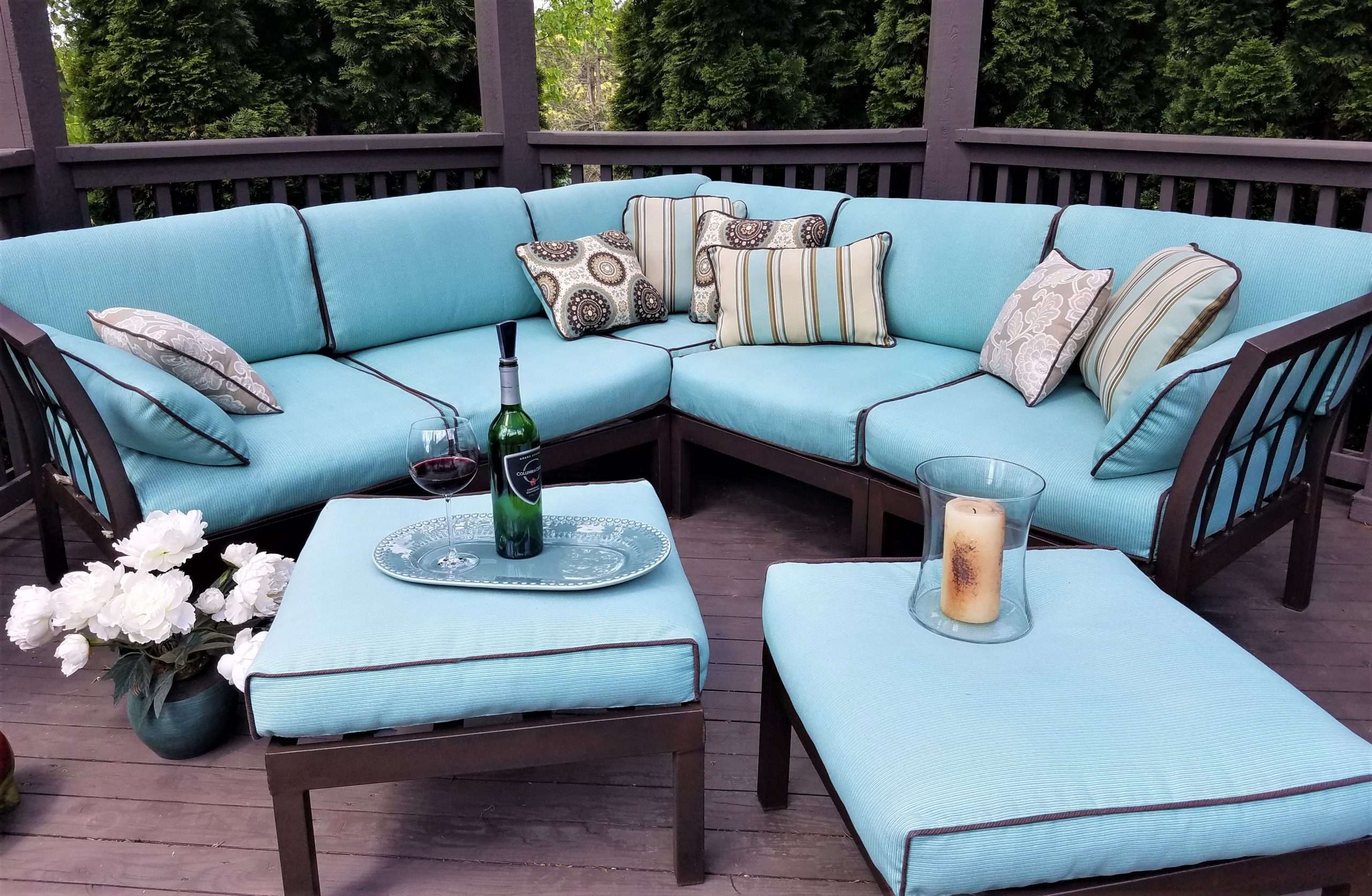 How to Reupholster or Recover Outdoor Patio Cushions ...