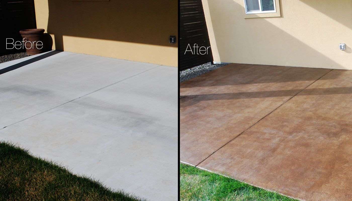 How to Stain a Concrete Patio (Easy DIY Project) â¢ The ...