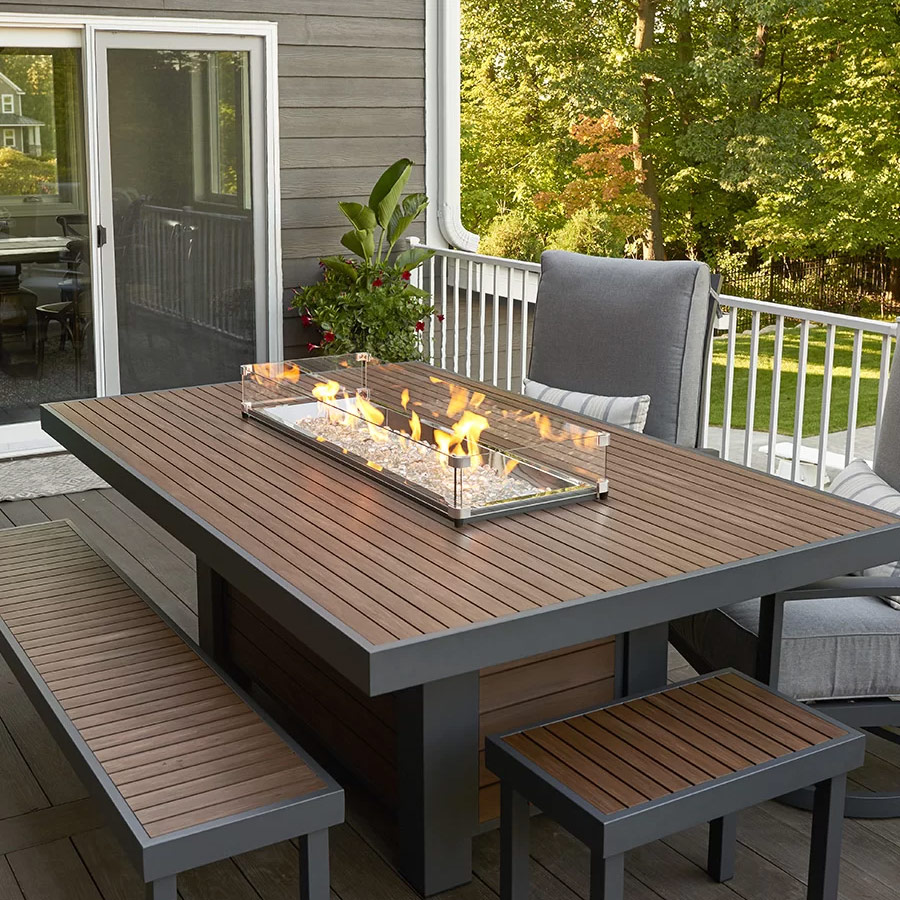 Patio Dining Fire Pit Table - LoveMyPatioClub.com