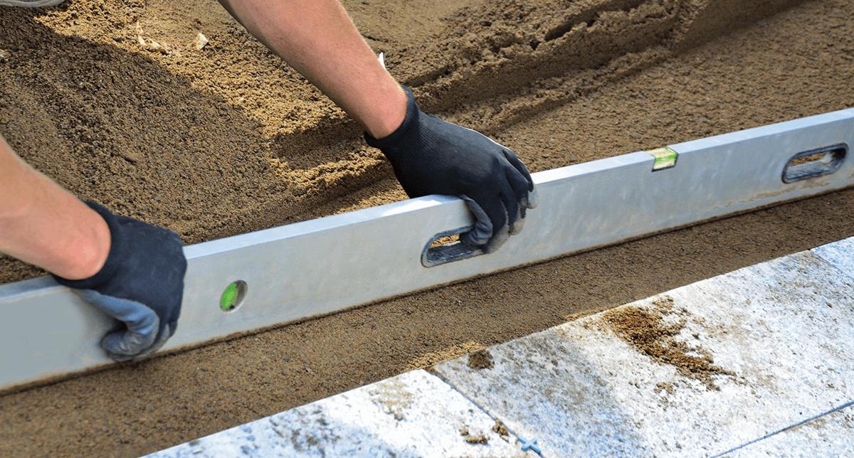 Leveling the Ground for your Paver Patio