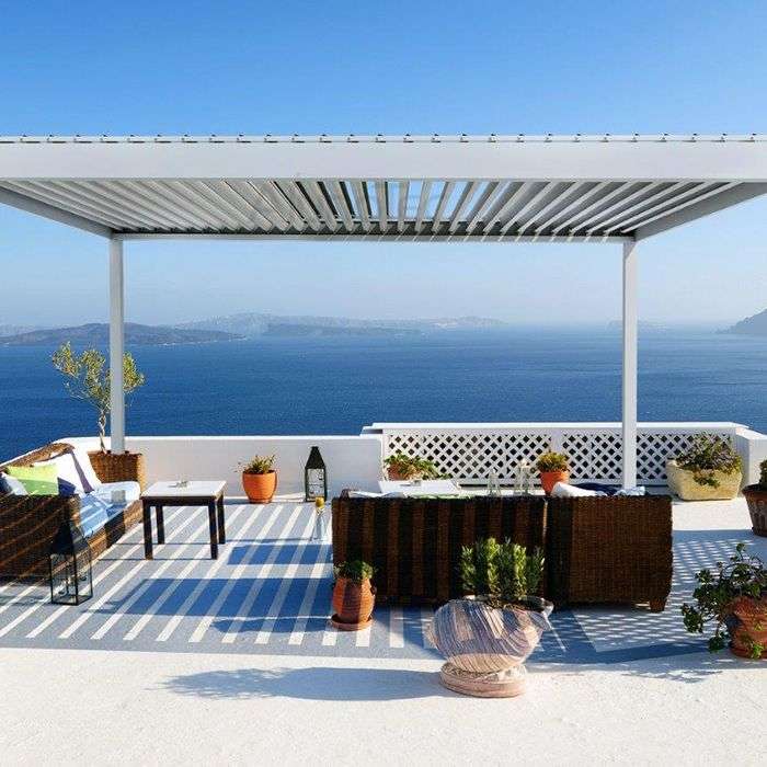 open and close pergola roof &  pergola with louvered roof &  Motorised ...