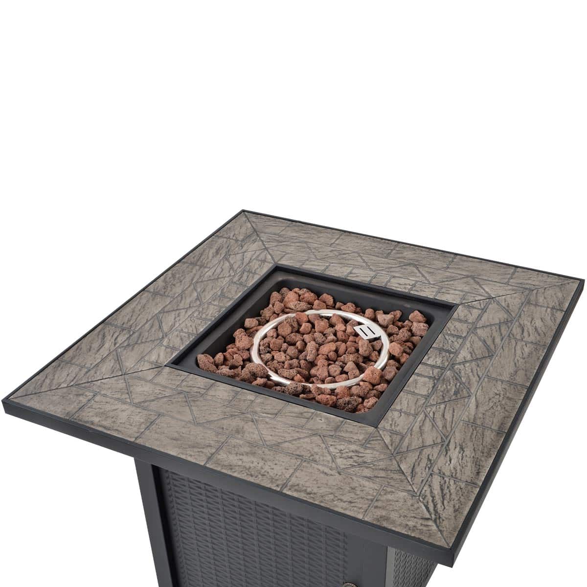Outdoor Propane Gas Fire Pit Table :: Clearance :: PortableFireplace.com